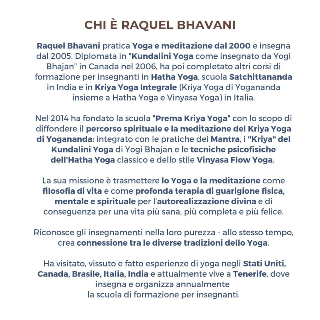 PREMA KRIYA YOGA - workshop milano 30 marzo 4